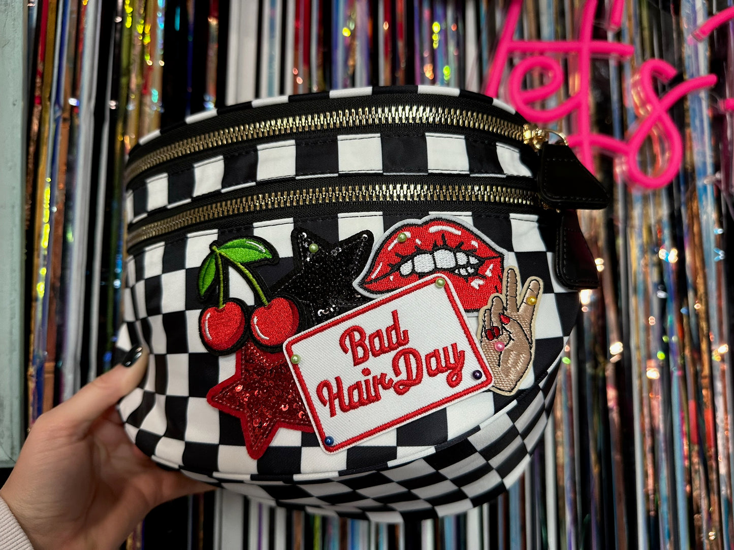 BLACK AND WHITE Bum Bag