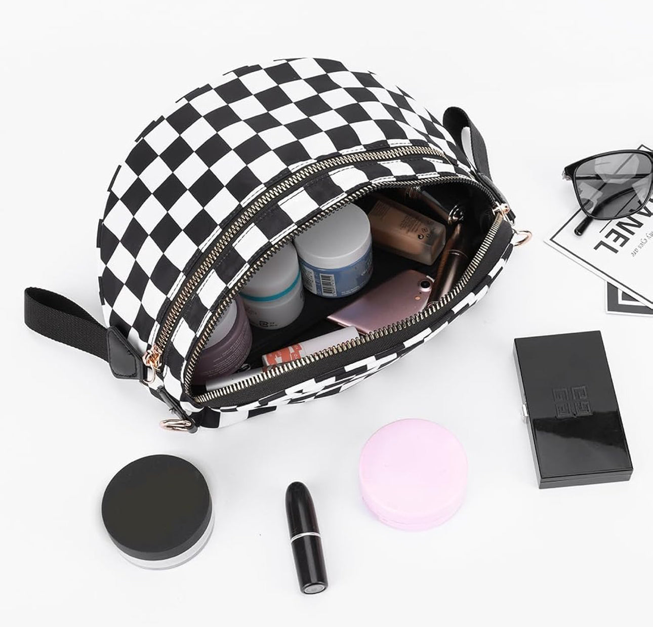 BLACK AND WHITE Bum Bag