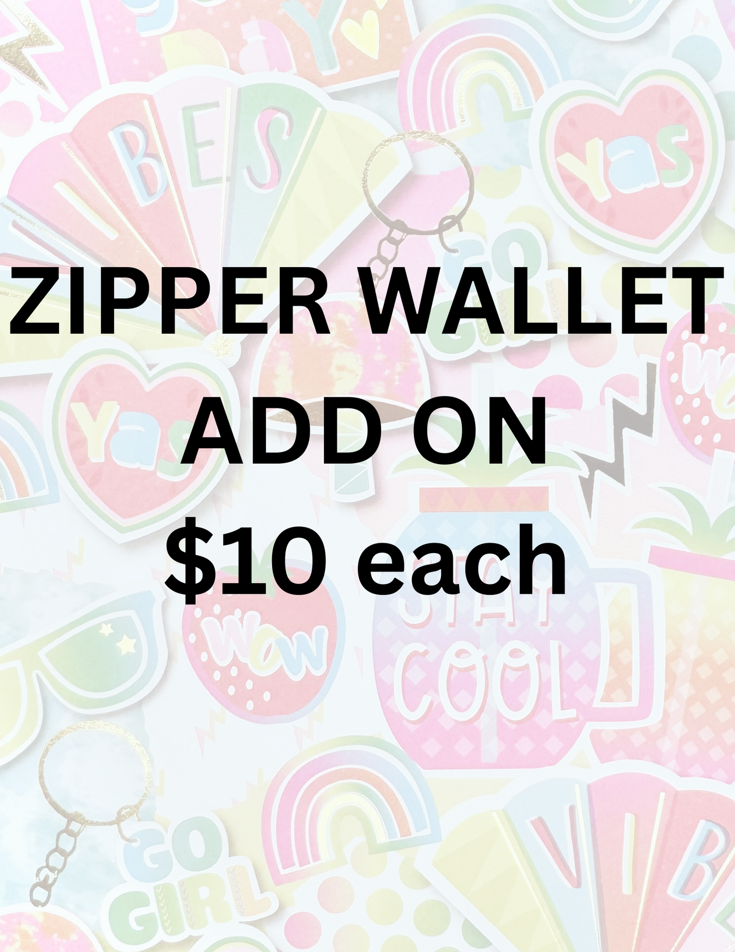 ADD ON Zipper Wallet