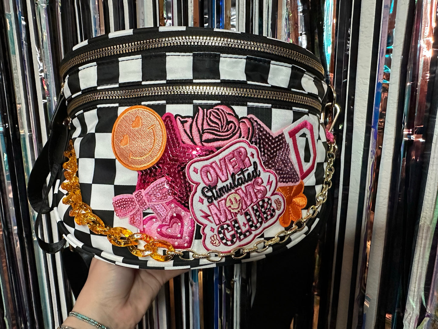 BLACK AND WHITE Bum Bag