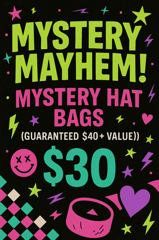 Mystery Mayhem Hats