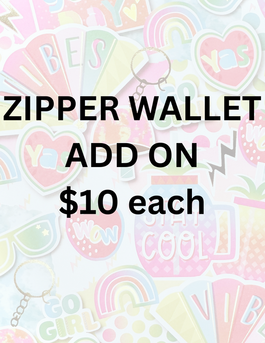 ADD ON Zipper Wallet