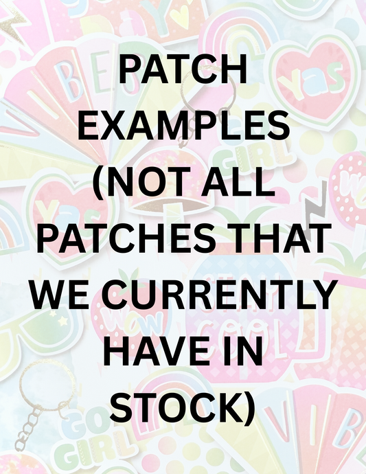 PATCH PHOTOS